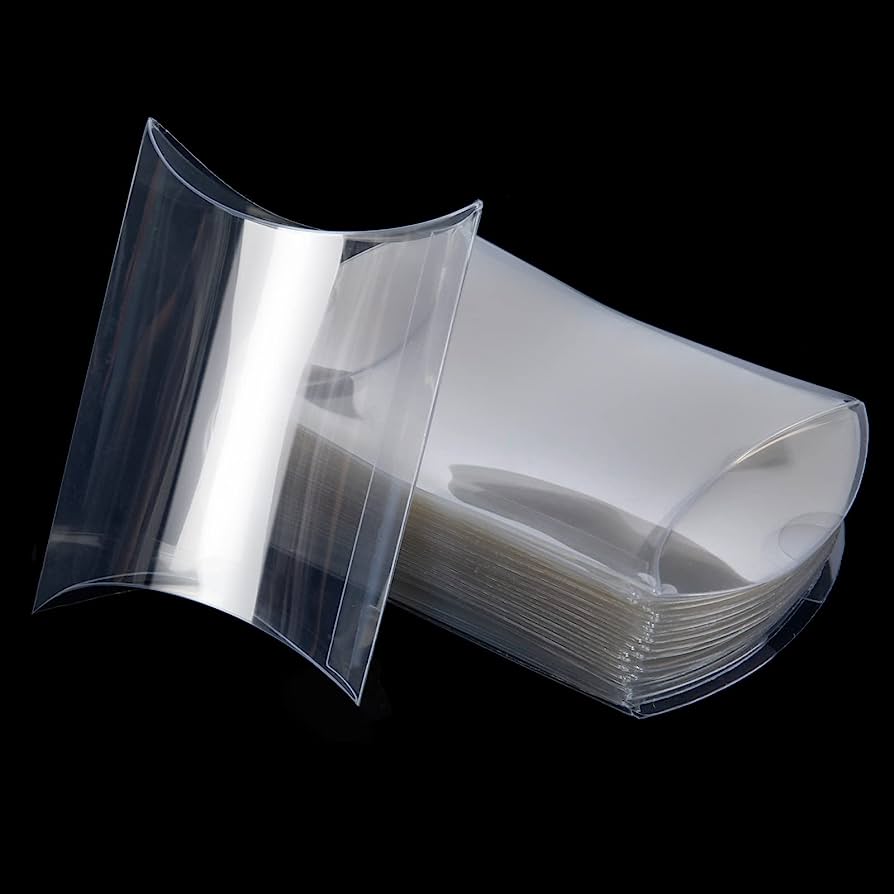 Clear plastic pillow