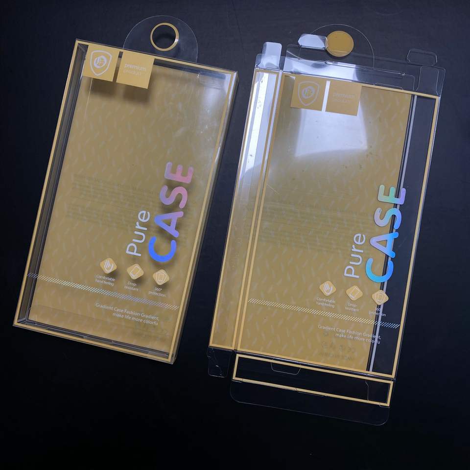 transparent cell phone packaging